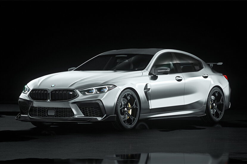 BMW M8 Gran Coupe looks mean with Zacoe body kit