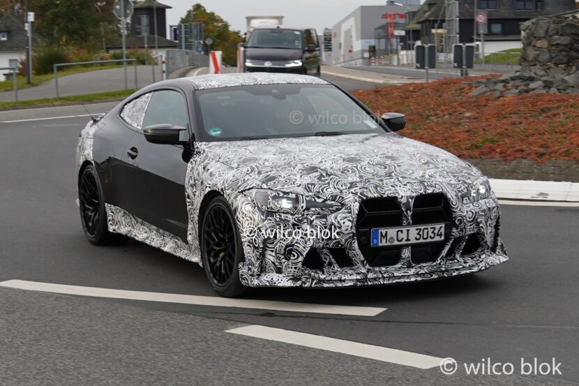 Spy Photos: 2023 BMW M4 CSL looks mean