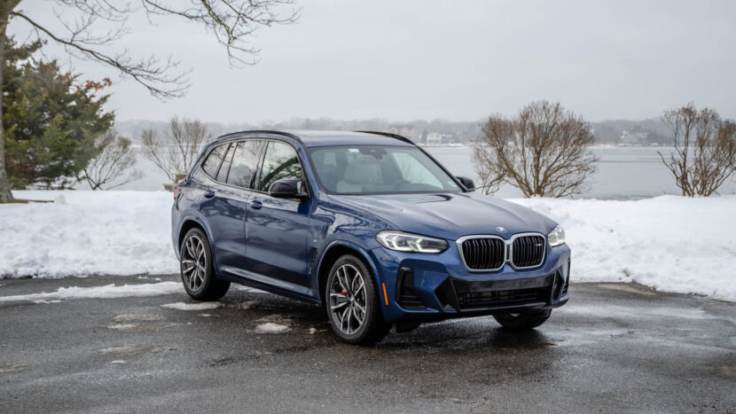 2024 BMW X3 in Phytonic Blue - front 3/4s