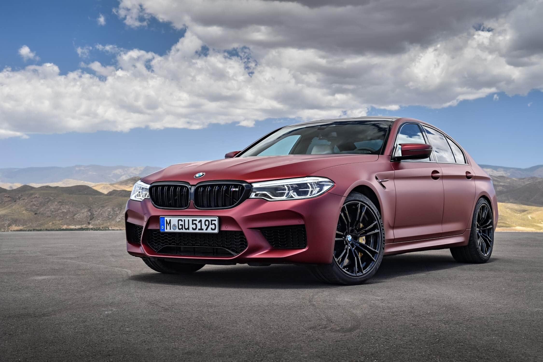 BMW M5 First Edition In Frozen Dark Red With 750 HP Sounds