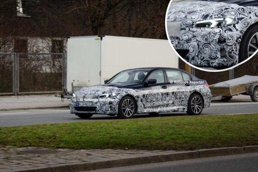 2022 BMW i3 electric sedan spotted with different headlights