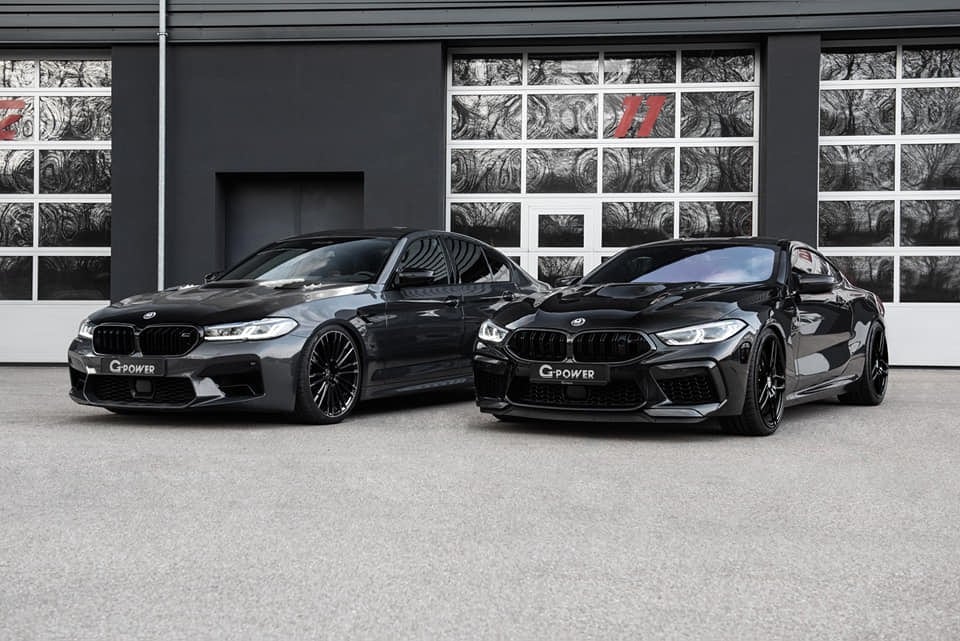 BMW M5 Competition and M8 Competition By G Power 1