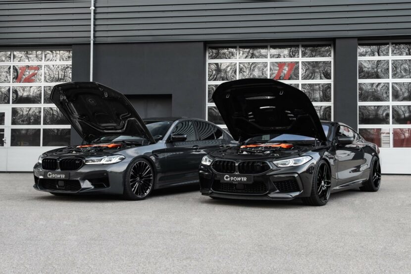 BMW M5 Competition and M8 Competition By G Power 3 830x553