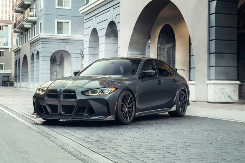 This Vorsteiner Aero Kit gives a mean look to the BMW M3 G80