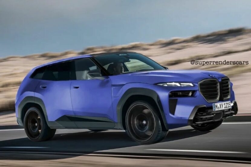 BMW XM rendered with production-ready design details