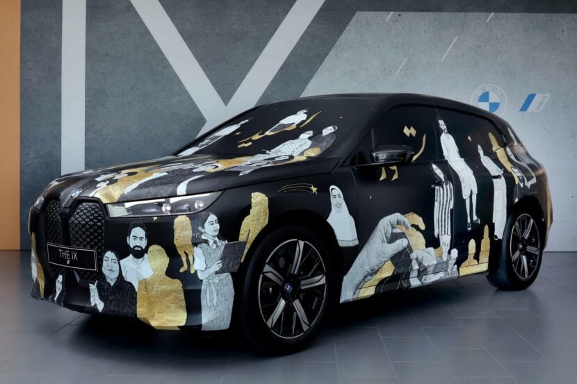 BMW Unveils One-Off iX With Special Exterior Finish For India Art Fair