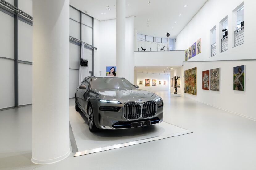New BMW 7 Series displayed at the Danubiana Museum in Bratislava