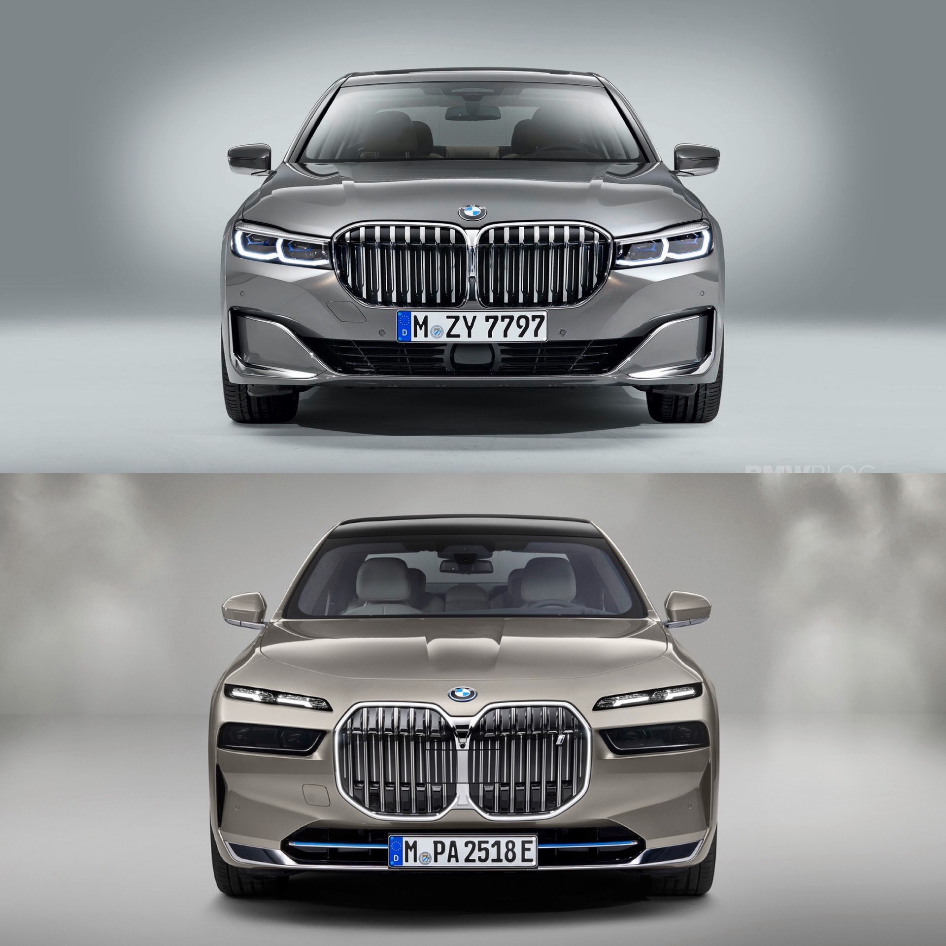 Photo Comparison: New BMW 7 Series vs Old 7 Series