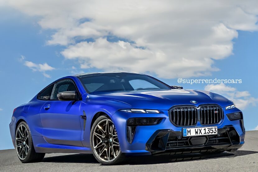 BMW M8 Rendered With Split Headlights and Different Grille
