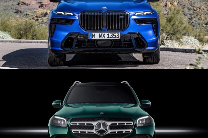 Photo Comparison: BMW X7 Facelift vs. Mercedes-Benz GLS