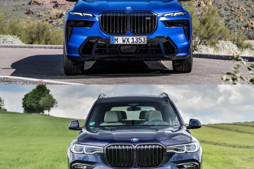 2023 BMW X7 Filmed Next To Pre-LCI Model To Show Design Changes