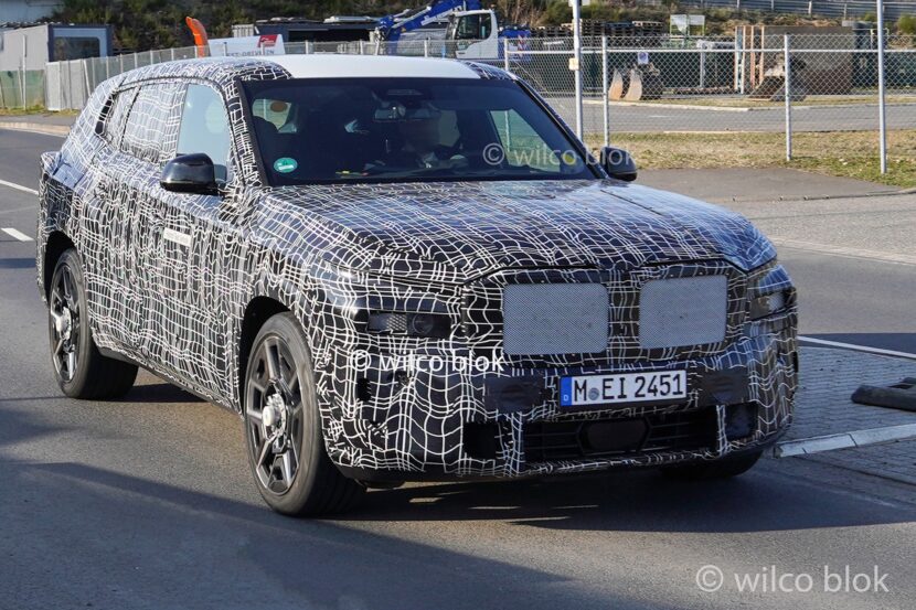2023 BMW XM Spied Up Close Looking Wild Even With Camo