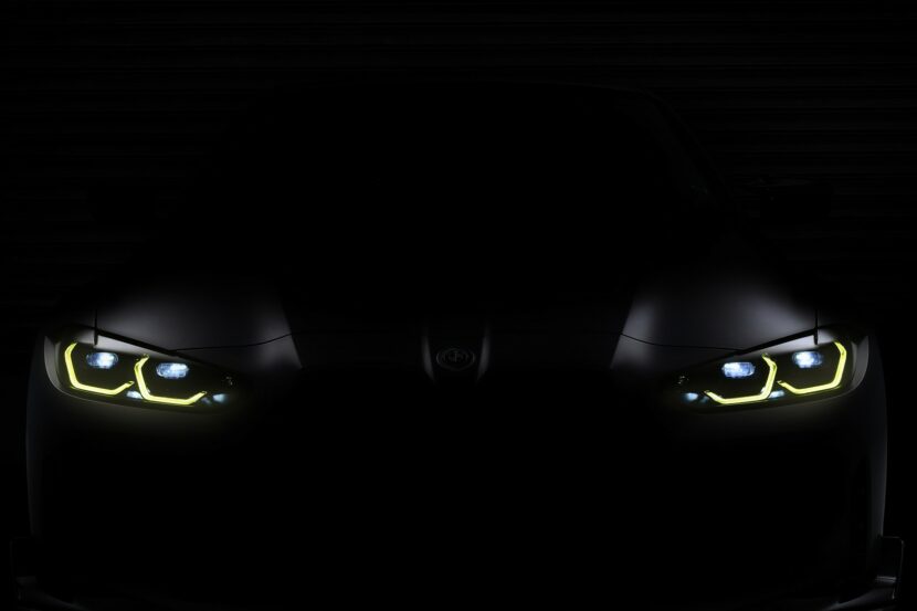 BMW M4 CSL Shows Its Blurry Side Profile In New Teaser