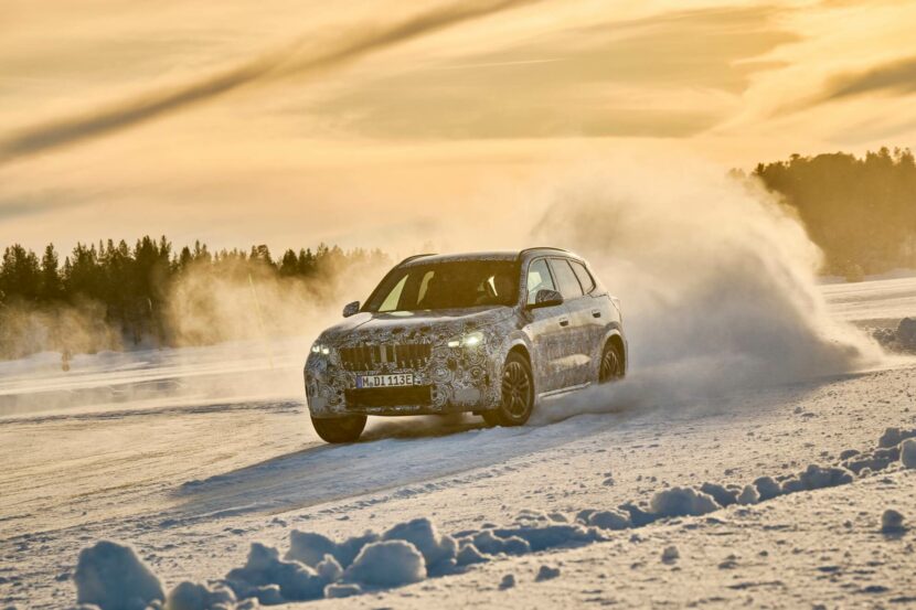 2023 BMW iX1 testing in Sweden 27 830x553