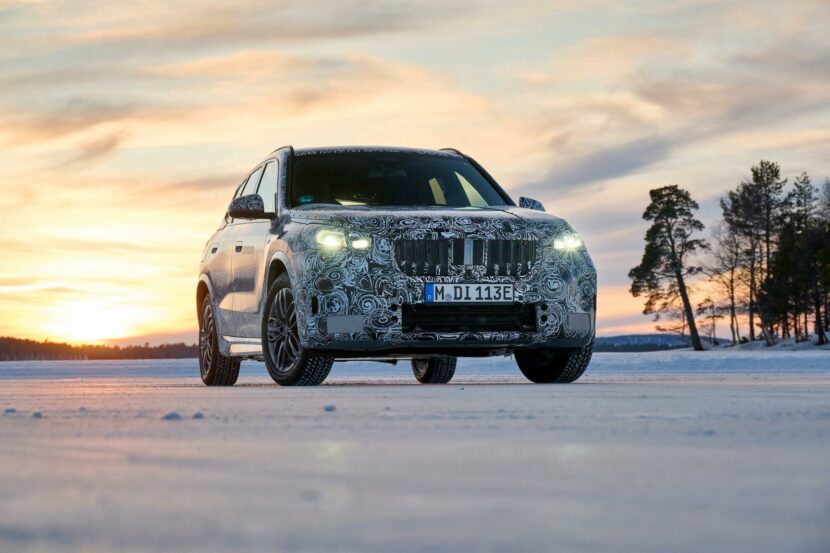 2023 BMW iX1 testing in Sweden 29 830x553