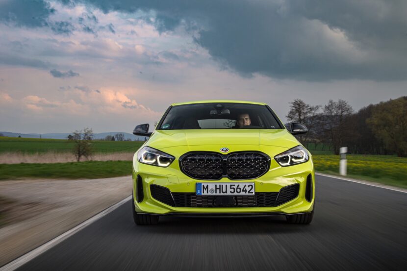 First look at the 2022 BMW M135i in Sao Paulo Yellow