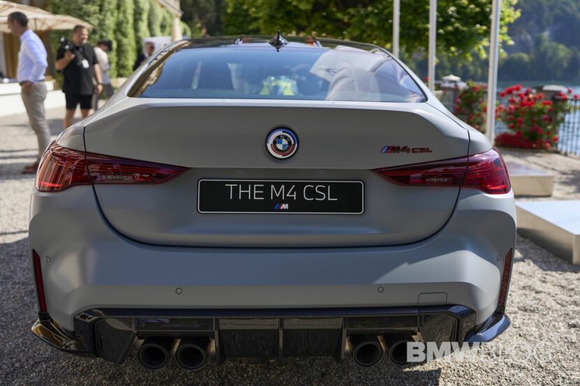 BMW M4 CSL vaizdai 12830x553