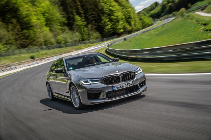 BMW M5 Competition LCI Flaunts M Performance Parts At Nurburgring