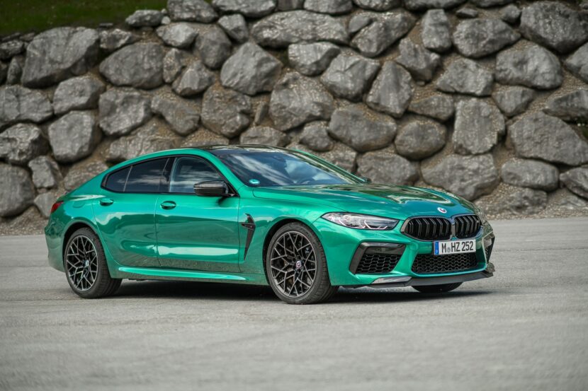 BMW M8 Competition Gran Coupe LCI Isle Of Men Green 21 830x553
