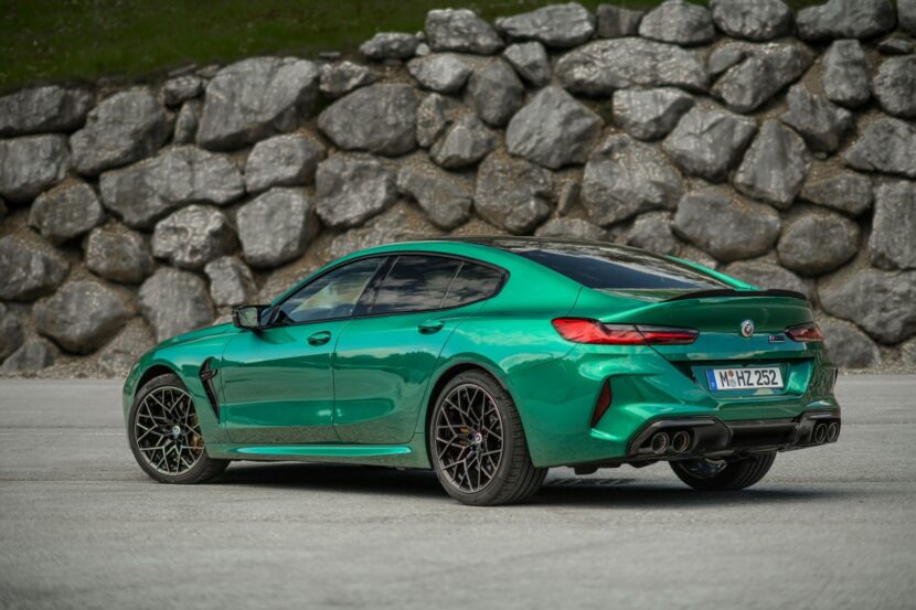 BMW M8 Competition Gran Coupe LCI Isle Of Men Green 22 830x553
