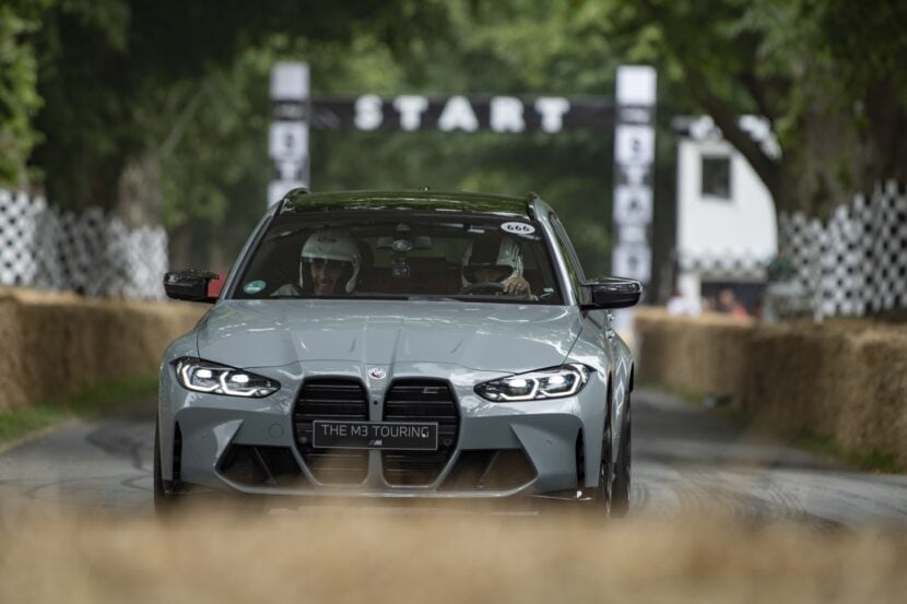 BMW M3 Touring and MotoGP Safety Car live from Goodwood