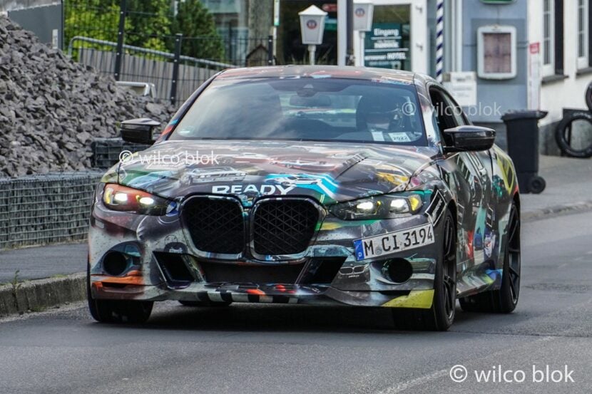 2023 BMW 3.0 CSL (560 hp) seen during testing trials