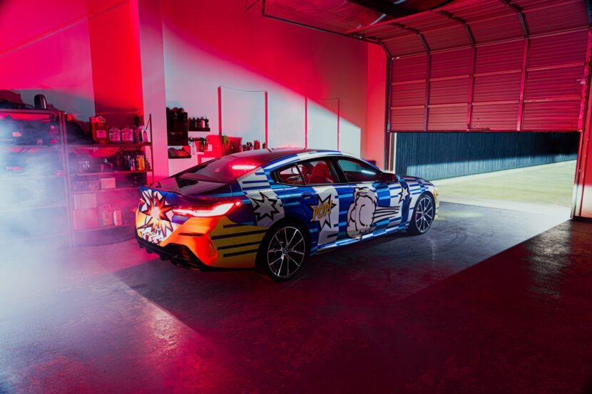 One of the First BMW 8 Series x Jeff Koons Car Delivered in the U.S.