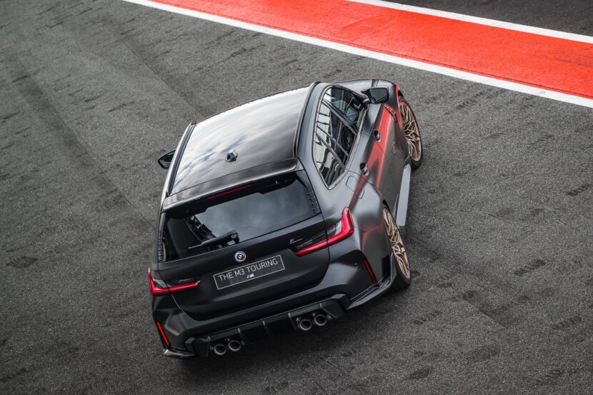 Watch BMW M3 Touring Lose Original Roof And Get Carbon Fiber Panel