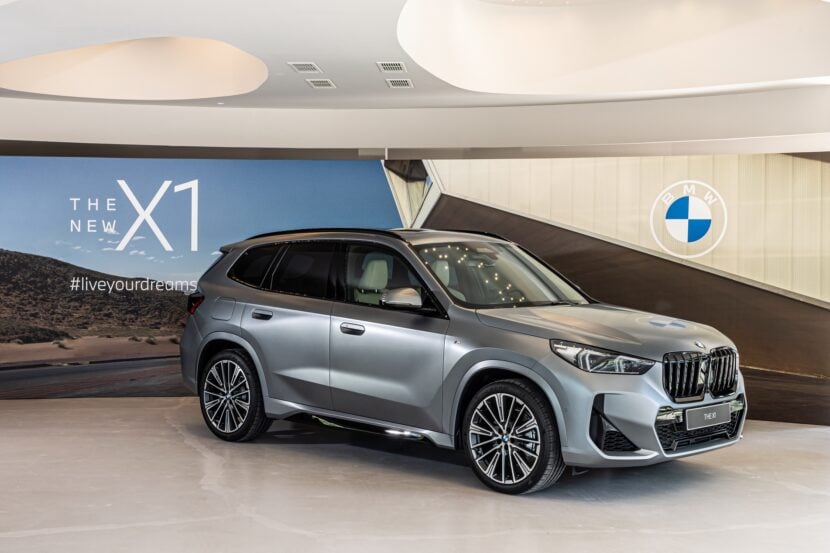 2022 BMW X1 in Frozen Pure Grey featuring the M Sport Package