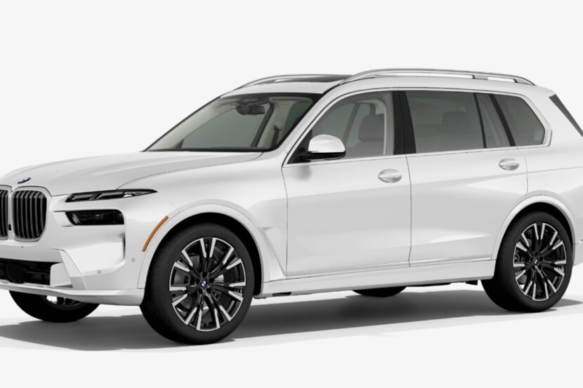 2023 BMW X7 Mineral White Shows Its Bold Facelift On Camera