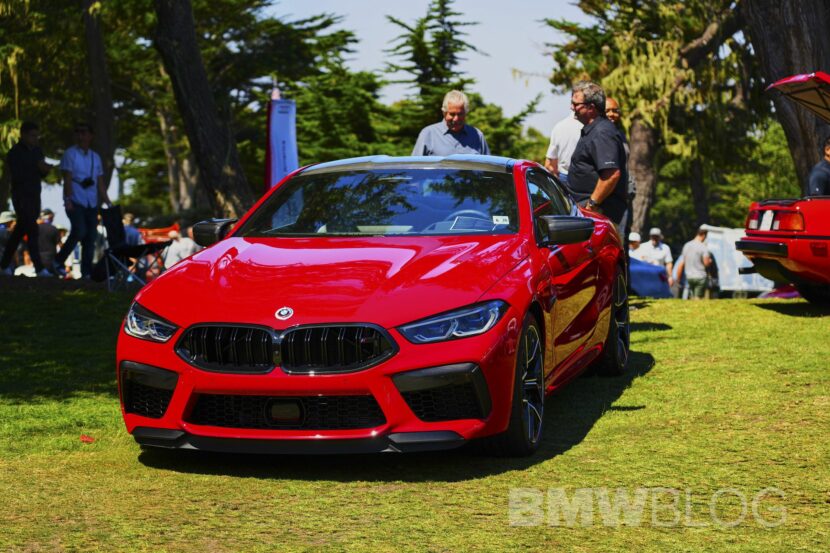 BMW M8 Competition Struts Its Imola Red Individual Color in Monterey