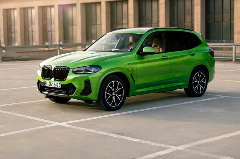 Electrified BMW X3 xDrive30e Shines in the Java Green Color