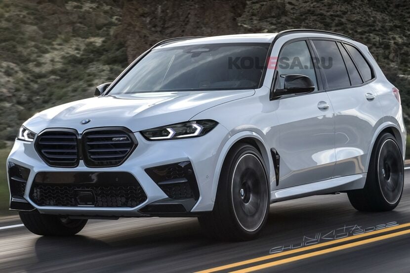 2023 BMW X5 M Rendering Sharpens Up The Performance SUV