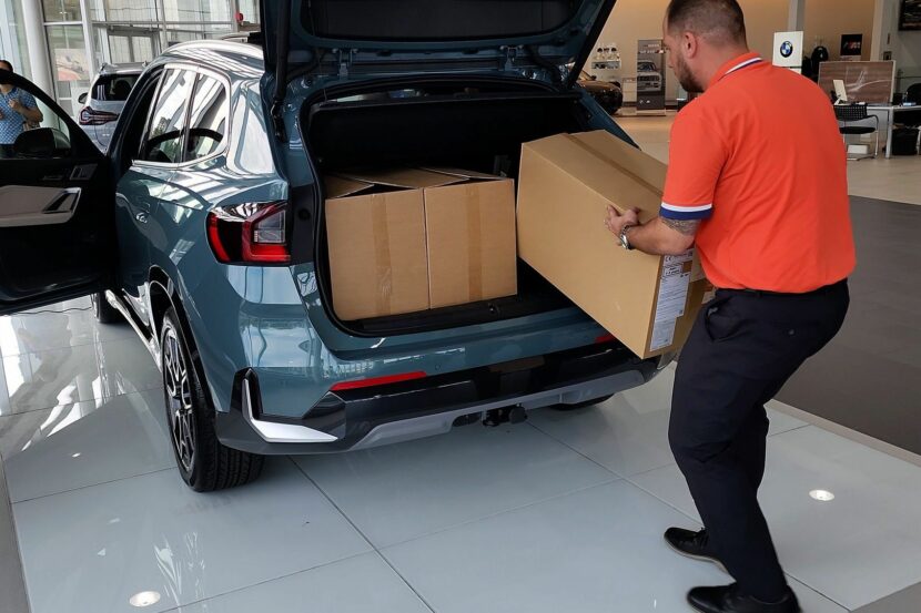 We check out the cargo space in the new 2023 BMW X1