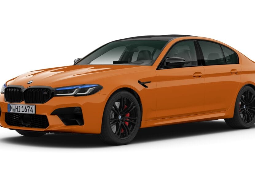 BMW M5 Competition In Fire Orange Looks Stunning On Video