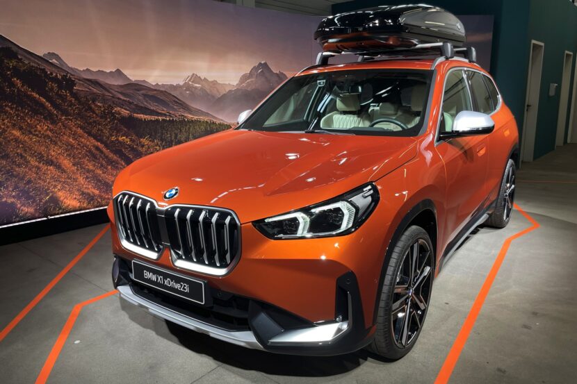 2023 BMW X1 Looks Like Fun in Utah Orange With Roof Box