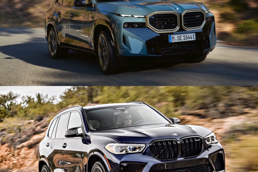 BMW XM vs BMW X5 M 4 830x553