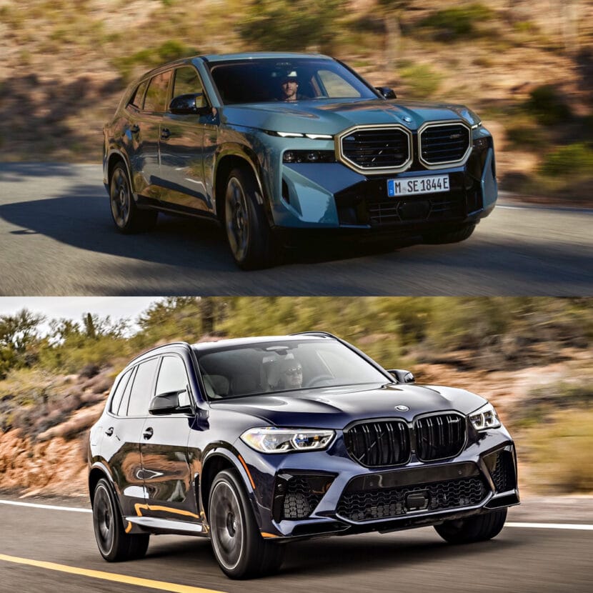 BMW XM vs BMW X5 M 4 830x830