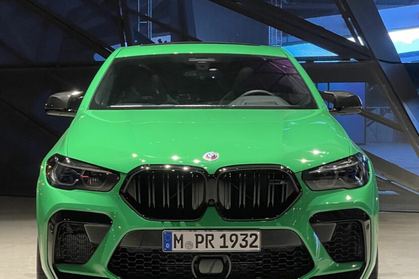 2022 BMW X6 M shines in a beautiful Signal Green color