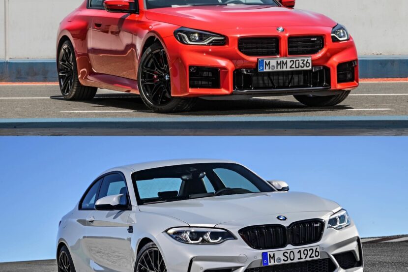 Photo Comparison: 2023 BMW M2 (G87) vs 2022 BMW M2 Competition (F87)