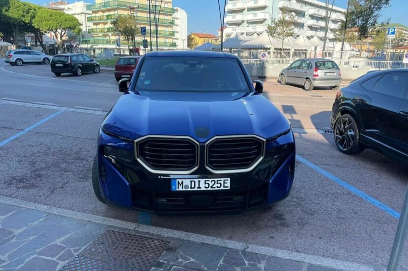2023 BMW XM Marina Bay Blue shows up public roads