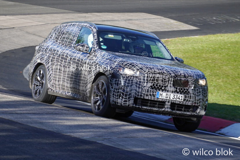 2025 BMW X3 (G45) Spotted With Curved Display and New Steering Wheel