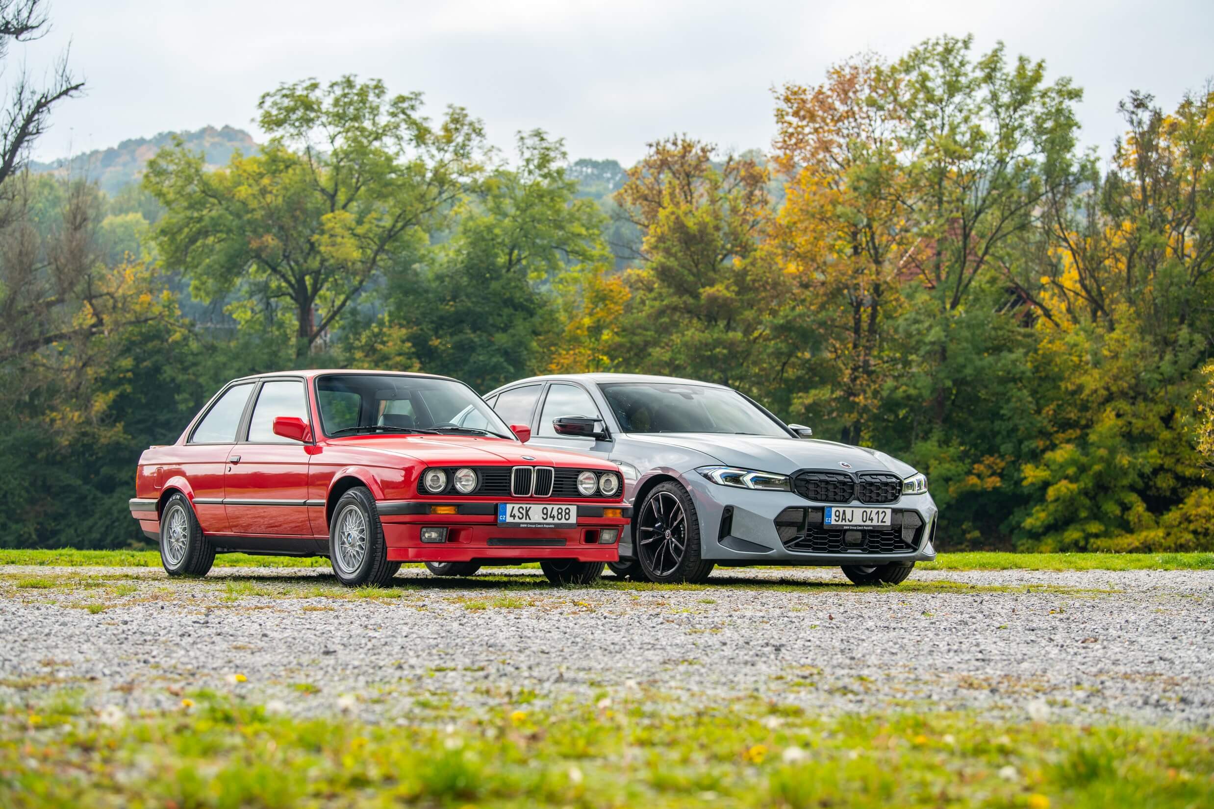 BMW 3 Series E30 and M340d LCI 1