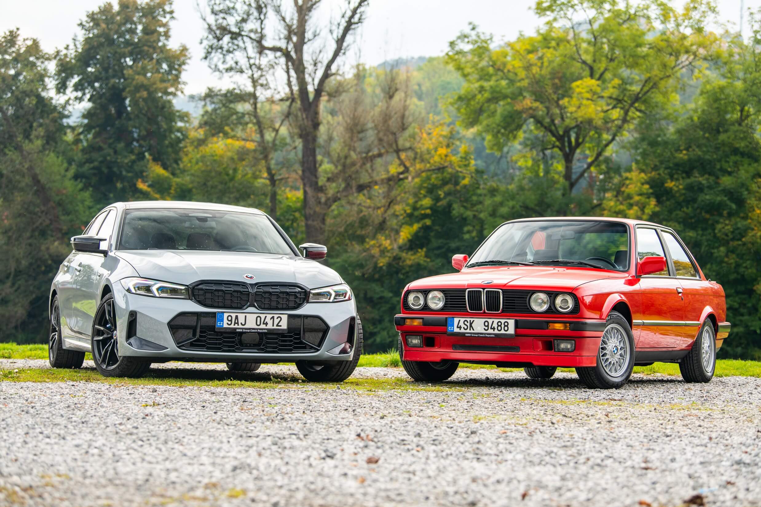BMW 3 Series E30 and M340d LCI 4