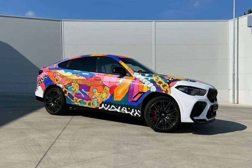 Graffiti Artist Marks 50 Years Of M With Colorful BMW X6 M