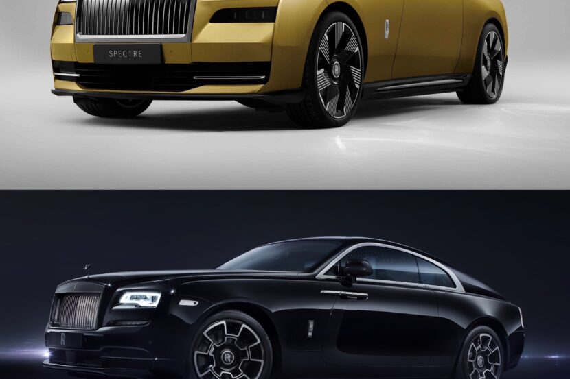 Photo Comparison: Rolls-Royce Spectre vs Rolls-Royce Wraith