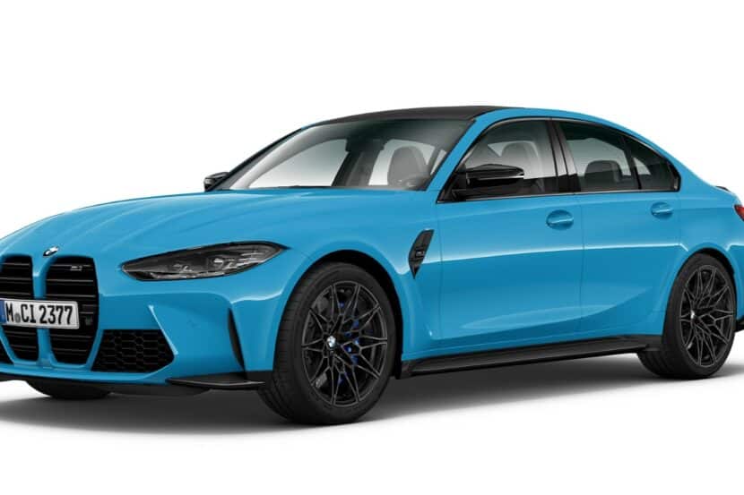 2023 BMW M3 Daytona Beach Blue 830x553