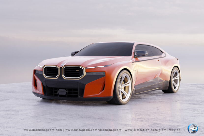 BMW XM Coupe Render 2 830x553