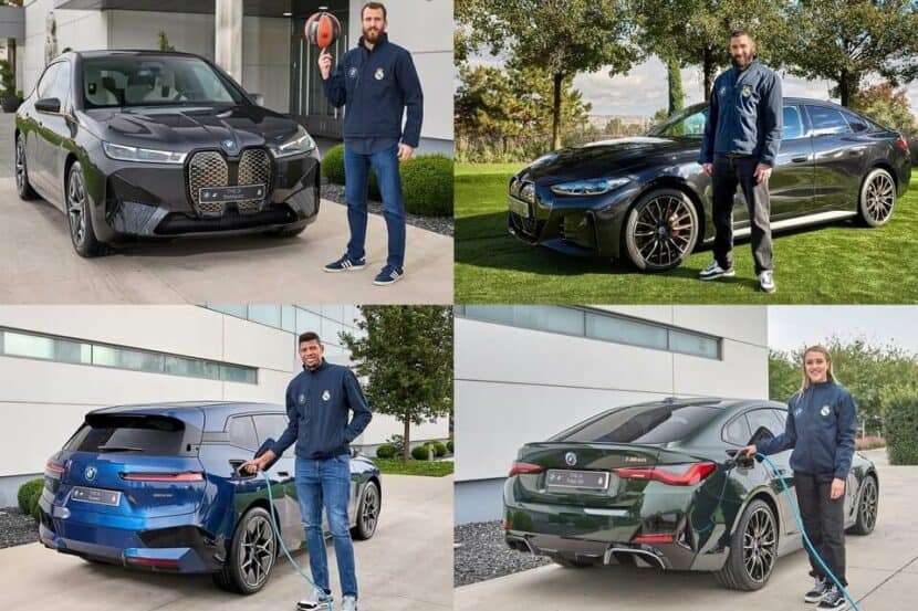 Real Madrid Players Take Delivery Of Their New Electric BMWs