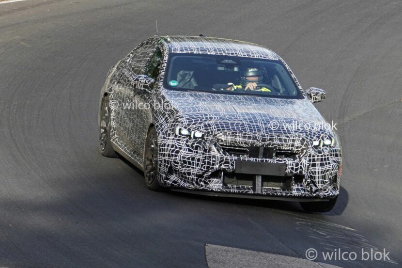 2024 BMW M5 G90 Spied With Partially Exposed Grille